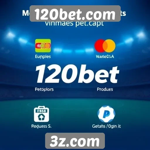 Métodos de pagamento aceitos em 120bet.com